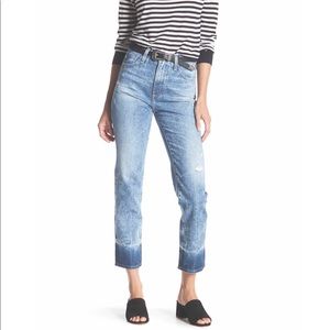 NWT AG Phoebe High Rise Slim Straight Leg Jeans